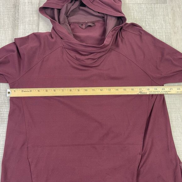 Lululemon Starting Place Hoodie Women's Size 8 Medium Garnet Rulu Yoga Q - Picture 9 of 11